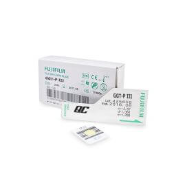 Laminillas Fuji Dri-Chem GGT-P para la actividad de la y-glutamiltransferasa