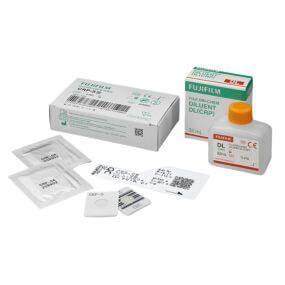 Prueba para la concentración de la proteína C reactiva caja con 24 laminillas.