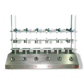 Aparato de extracción soxhlet (vari-heat) para 6 unidades (sin vidrieria)